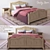 Chateau HRL0-LG Bed Set & Vives 1900 Tile 3D model small image 1