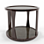 Exquisite Ebony Stone Top Table 3D model small image 1