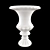 Elegant Marble Antique Vase 3D model small image 1