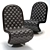 Verpan SYSTEM 1 2 3 Armchair: Sleek Design, Ultimate Comfort 3D model small image 1