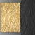 3D Abstract Wall Panel - Luxury Black and Gold Decor 3D model small image 1