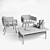 Elegant and Edgy: The Frame Armchair 3D model small image 2