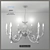 Italian Queen Chandelier - Aqua Marina Bath Design 3D model small image 1