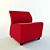Kasual Kastel Italian Chair 3D model small image 2