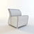 Kasual Kastel Italian Chair 3D model small image 3