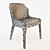 Elegant Musa Chair - 560x600x800 3D model small image 3