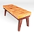 Timber Collection Block Bench 3D model small image 1