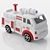 Red Rescue Fire Truck 3D model small image 1