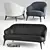 Elegant Minotti Leslie Sofa & Chair 3D model small image 1