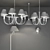 Elegant CATRIN Collection Chandelier 3D model small image 3