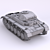 PZ 2 Tank: Realistic Military Action 3D model small image 2