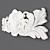 Elegant Decorative Bas-Relief 3D model small image 3