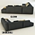Koinor Glenn: Luxury Displacement Sofa 3D model small image 2