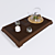 Handcrafted Glass Teapot Set 3D model small image 1