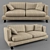 Modern BM Style PRINCIPINA Sofa 3D model small image 1