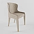 Elegant Velvet Dining Chair 3D model small image 2