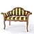 Classic Style Bench 3D model small image 1