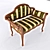 Classic Style Bench 3D model small image 2