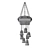 Industrial Loft Chandelier 3D model small image 3