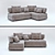 Elegant Palermo Sofa - 8 March Factory 3D model small image 1