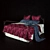 Ethnic Rosette Bed 3D model small image 2