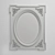 Provencal Oval Mirror, Beige, 65x80 cm 3D model small image 2