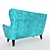 Pola Double Sofa: Modern and Classic Harmony 3D model small image 2