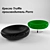 Modern Comfort: Chair Ottoman Porro 3D model small image 1