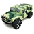 Military GAZ-2330 "Tiger" Toy 3D model small image 1