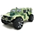 Military GAZ-2330 "Tiger" Toy 3D model small image 2