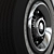 Vintage Pontiac 60 Wheel: 1960s Classic 3D model small image 2