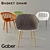 GABER Basket Chair: Italian Elegance for Comfort 3D model small image 1