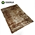 Silver Shimmer Handmade Carpet 3D model small image 1