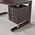 Italian Designed Giorgetti Zeno Desk 3D model small image 2