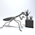 Elegant Ceramic Praying Mantis Sculpture - Mambo Unlimited Ideas 3D model small image 3