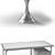 Zanotta Liza 2274 and Comacina Table Set 3D model small image 3