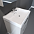 Luxury Bathroom Set with Dreja Enzo and Q 70 3D model small image 3