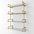  Auley Wall Shelf: Unique Glass and Metal Design 3D model small image 1