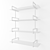  Auley Wall Shelf: Unique Glass and Metal Design 3D model small image 2