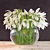 Winter Blooms in Vase 3D model small image 1