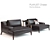 Modular Chaise: Playlist Chic 3D model small image 1