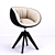 Sleek White Chair 3D model small image 2