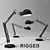 Adjustable Table Lamp: IKEA Forsa 3D model small image 1