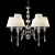 Newport 31706 Chrome Chandelier 3D model small image 1