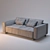 Bullit Sofa: Luxurious Comfort 3D model small image 3