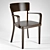 Sleek Wood Chair: Modern Style 3D model small image 1