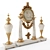 Vintage Timepiece: Exquisite Antique Clock 3D model small image 1