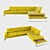 Modern OPUS Corner Sofa 3D model small image 1