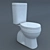 Modern WC Commode: Stylish & Functional 3D model small image 1