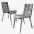 Elegant Liz Wood Chair: Timeless design 3D model small image 3